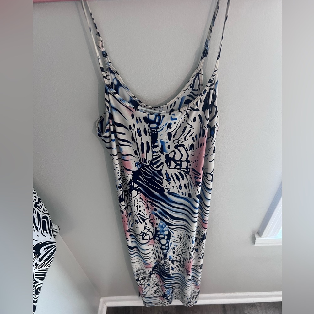connection 18 dress (maxi) /size small-medium/ multi pattern